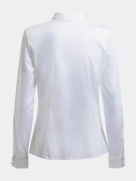 CAMISA POPELINA ELÁSTICA CATE BLANCA