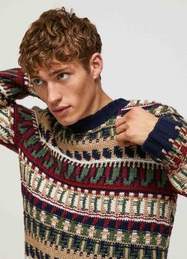 JERSEY JACQUARD ALPINO MAISON MULTICOLOR