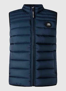 CHALECO ACOLCHADO JACK VEST AZUL MARINO