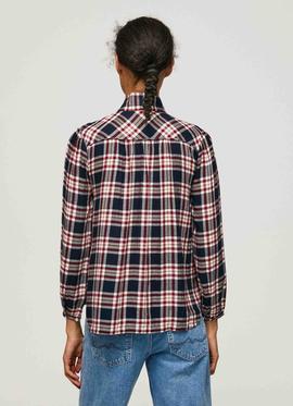 BLUSA ORIANA TARTAN MULTICOLOR