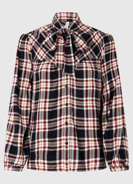 BLUSA ORIANA TARTAN MULTICOLOR