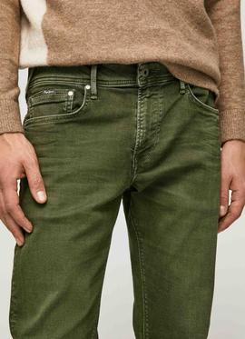 PANTALÓN VAQUERO STANLEY TAPER FIT VERDE