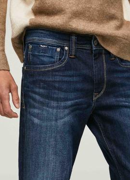 PANTALÓN VAQUERO KINGSTON ZIP REGULAR FIT Z45 EN DENIM AZUL