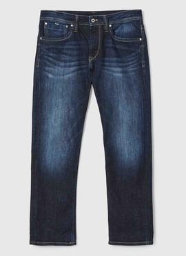 PANTALÓN VAQUERO KINGSTON ZIP REGULAR FIT Z45 EN DENIM AZUL