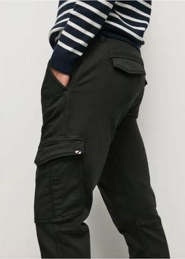 PANTALÓN JOGGER BOLSO CARGO JARED NEGRO GYMDIGO DENIM