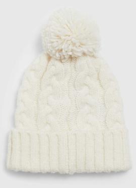 GORRO CON POMPÓN SIMONE HAT CRUDO