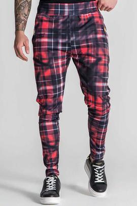 PANTALÓN JOGGER CAMDEM TARTAN ROJO