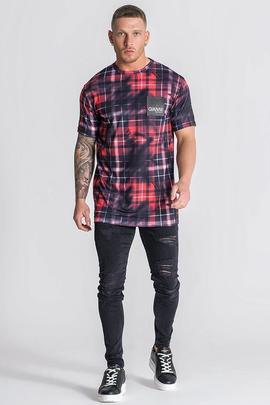 CAMISETA CAMDEM TARTAN ROJO