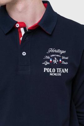 POLO MANGA LARGA POLO TEAM AZUL MARINO