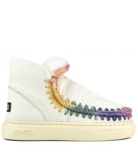 BOTÍN ESKIMO SNEAKER BOLD RAINBOW BLANCO