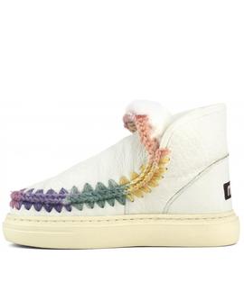 BOTÍN ESKIMO SNEAKER BOLD RAINBOW BLANCO