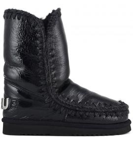 BOTA ESKIMO 24 LOGO RHINESTONE NEGRA CHAROL