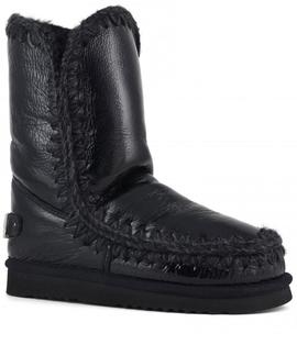 BOTA ESKIMO 24 LOGO RHINESTONE NEGRA CHAROL