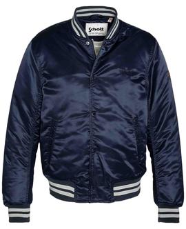 CHAQUETA BOMBER UNIVERSITARIA TACSON AZUL MARINO