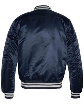 CHAQUETA BOMBER UNIVERSITARIA TACSON AZUL MARINO