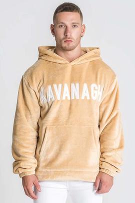 SUDADERA POLAR CON CAPUCHA CHICAGO SHERPA BEIGE