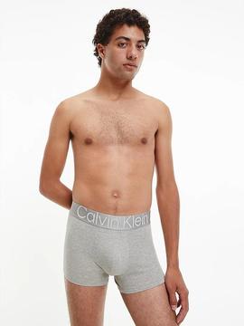 BOXER TRUNK 3 PACK STELL COTTON NEGRO, ROJO Y GRIS