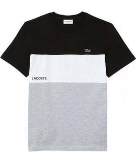 CAMISETA LACOSTE COLOR BLOCK MULTICOLOR