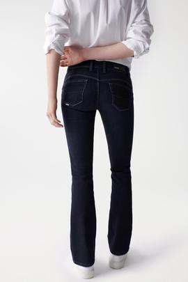 WONDER PUSH UP BOOTCUT EN DENIM AZUL ÍNDIGO