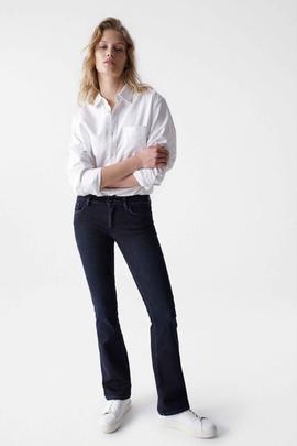 WONDER PUSH UP BOOTCUT EN DENIM AZUL ÍNDIGO