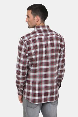 CAMISA CLÁSICA TARTAN GRANATE