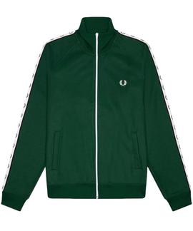 CHAQUETA DEPORTIVA TAPED TRACK JACKET VERDE BOTELLA