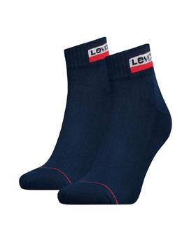 CALCETINES BAJOS LEVI'S® 120SF MID CUT 2P NAVY