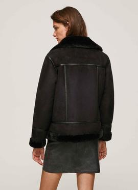 CHAQUETA ESTILO AVIADOR ANASTASIA NEGRA