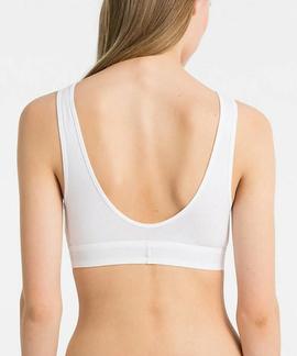 UNLINED BRALETTE 100 WHITE