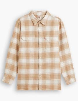 SOBRECAMISA JACKSON WORKER RELAXED FIT TYRONE ICED COFFE