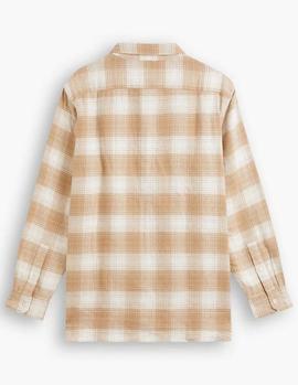 SOBRECAMISA JACKSON WORKER RELAXED FIT TYRONE ICED COFFE