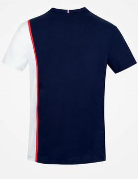 CAMISETA DE HOMBRE SAISON 1 AZUL MARINO Y BLANCA