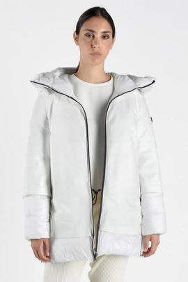 CHAQUETA BECANCOUR MID REGULAR FIT BLANCA