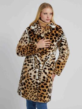 DILETTA COAT MULTI SIZE LEOPARD