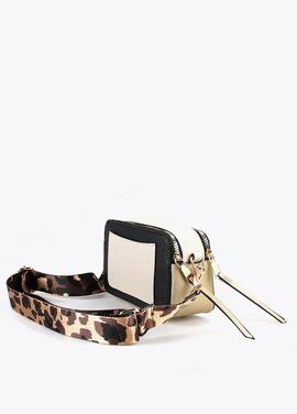 BANDOLERA CON ASA ANIMAL PRINT