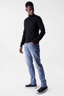 PANTALÓN VAQUERO SLIM FIT PREMIUM FLEX EN DENIM AZUL