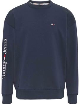 SUDADERA LINEAR PLACE REGULAR FIT AZUL MARINO