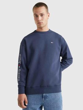 SUDADERA LINEAR PLACE REGULAR FIT AZUL MARINO