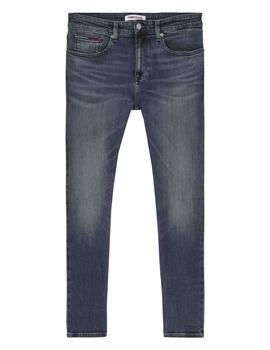 PANTALÓN VAQUERO SLIM TAPERED FIT DF1263 DENIM AZUL