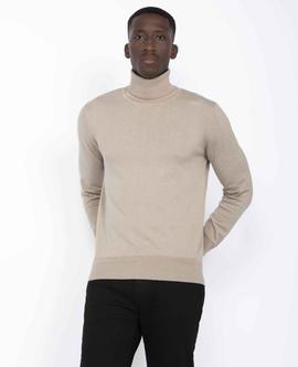 JERSEY CUELLO VUELTO PLBEAL4 BEIGE