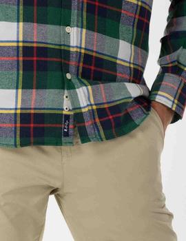 CAMISA MULTI COLORS FLANNEL CUADROS VERDES MULTICOLOR