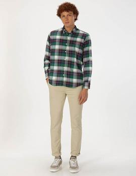 CAMISA MULTI COLORS FLANNEL CUADROS VERDES MULTICOLOR