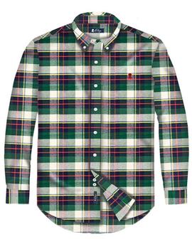 CAMISA MULTI COLORS FLANNEL CUADROS VERDES MULTICOLOR