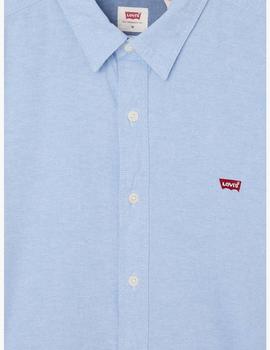 CAMISA BATTERY SLIM FIT AZUL CELESTE