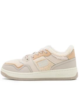 ZAPATILLAS TOMMY JEANS WARM BASKET STONY BEIGE