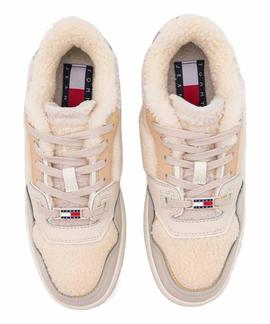 ZAPATILLAS TOMMY JEANS WARM BASKET STONY BEIGE