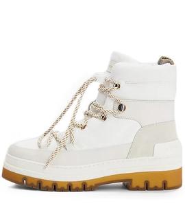 BOTAS ACOLCHADAS LACED OUTDOOR BLANCAS