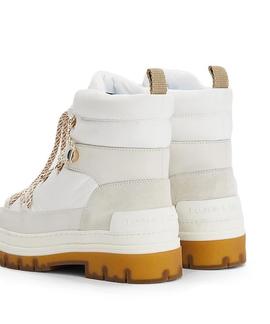 BOTAS ACOLCHADAS LACED OUTDOOR BLANCAS