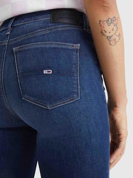 PANTALÓN VAQUERO NORA MID RISE SKINNY FIT DF1262 DENIM DARK