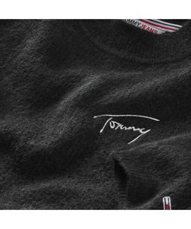 JERSEY ACANALADO CUELLO CISNE NEGRO